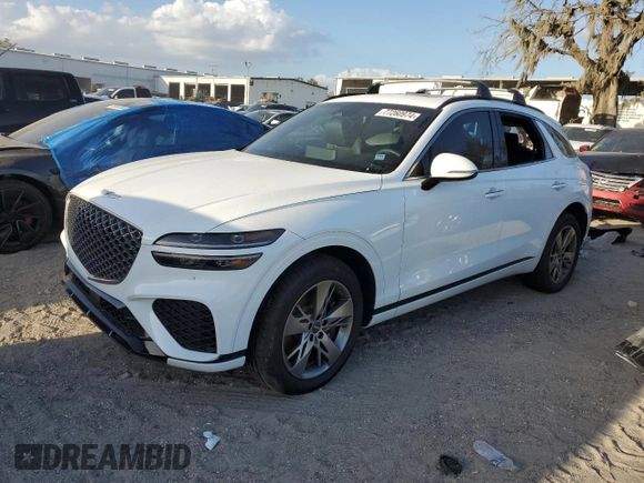 2024 Genesis GV70 Sport with VIN 5NMMCDTC1RH011009, listed as a Copart auction lot 77260974 with 1,672 mi miles and Non Repairable. Bid and sale history available at DreamBid. Image 1.