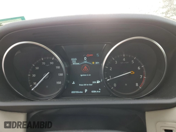 2019 Land Rover Discovery SE with VIN SALRG2RV7KA087446, listed as a Copart auction lot 41568035 with 33,155 mi miles and Salvage Title. Bid and sale history available at DreamBid. Image 9.