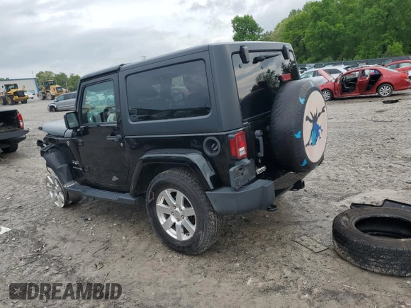 2018 Jeep Wrangler Sahara with VIN 1C4AJWBG2JL852087, listed as a Copart auction lot 54380935 with 49,287 mi miles and Salvage title. Bid and sale history available at DreamBid. Image 2.