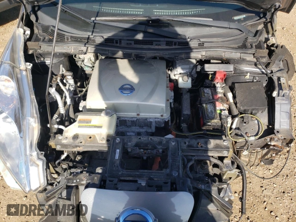 2015 Nissan LEAF SV with VIN 1N4AZ0CP4FC310572, listed as a Copart auction lot 48409513 with 62,346 mi miles. Bid and sale history available at carsss.com. Image 11.