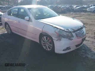 2008 Infiniti M with VIN JNKAY01F38M653649, listed as a IAAI auction lot 41495476 with Not Provided miles. Bid and sale history available at carsss.com. Image 1.