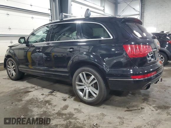 2015 Audi Q7 Premium Plus with VIN WA1LGAFE6FD004194, listed as a Copart auction lot 60368455 with 118,598 mi miles and Salvage title. Bid and sale history available at DreamBid. Image 2.