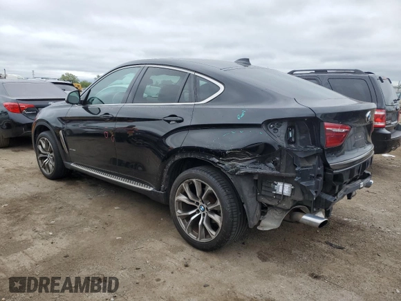 2016 BMW X6 xDrive35i with VIN 5UXKU2C58G0N83832, listed as a Copart auction lot 66239363 with 98,263 mi miles. Bid and sale history available at carsss.com. Image 2.