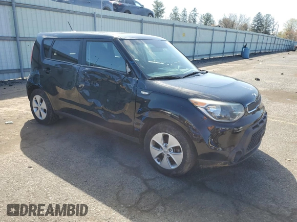 2014 Kia Soul with VIN KNDJN2A20E7002573, listed as a Copart auction lot 53543085 with 106,379 mi miles and Salvage Title. Bid and sale history available at carsss.com. Image 4.