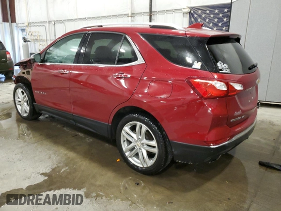 2019 Chevrolet Equinox Premier with VIN 2GNAXYEX7K6260739, listed as a Copart auction lot 87588135 with 127,169 mi miles and Salvage Title. Bid and sale history available at carsss.com. Image 2.