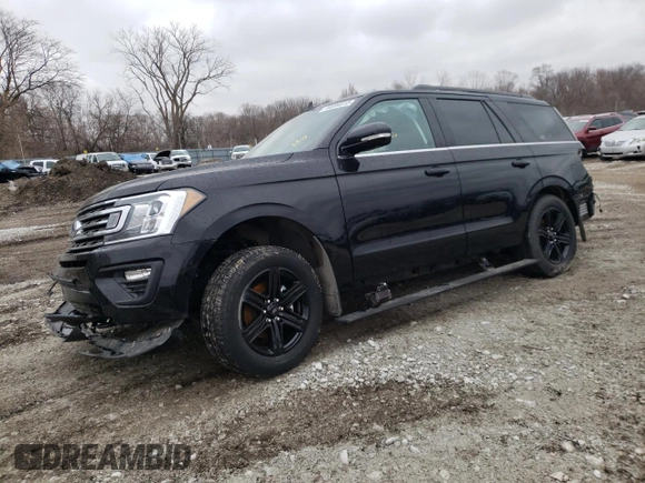 2021 Ford Expedition XLT with VIN 1FMJU1JT2MEA43900, listed as a Copart auction lot 44094513 with 0 mi miles and Salvage Title. Bid and sale history available at carsss.com. Image 1.