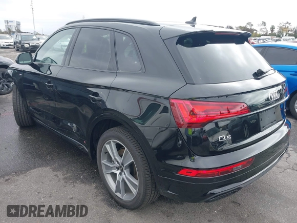 2025 Audi Q5 S line Premium z VIN WA1GAAFY7S2026126, wystawiony jako IAAI lot #41535407 z przebiegiem 1303 mil mil oraz . Historia ofert i sprzedaży dostępna na DreamBid. Obrazek 3.