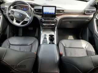 2022 Ford Explorer Limited with VIN 1FMSK8FH1NGB65774, listed as a Copart auction lot 53187045 with 18,464 mi miles and Salvage title. Bid and sale history available at DreamBid. Image 8.