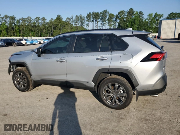 2024 Toyota RAV4 Hybrid XLE Premium z VIN 2T3B6RFV0RW074218, wystawiony jako Copart lot #56917295 z przebiegiem 14 969 mil mil oraz Szkoda całkowita • Salvage title. Historia ofert i sprzedaży dostępna na DreamBid. Obrazek 2.
