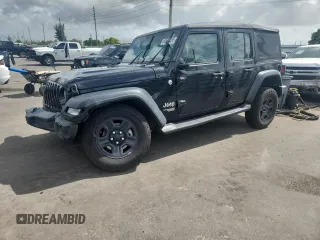 2021 Jeep Wrangler Unlimited Sport S с VIN 1C4HJXDG4MW512119, выставлен на аукционе Copart как лот 60683155 с пробегом 44 578 миль миль и Списание • Salvage title. История ставок и продаж доступна на DreamBid. Изображение 1.