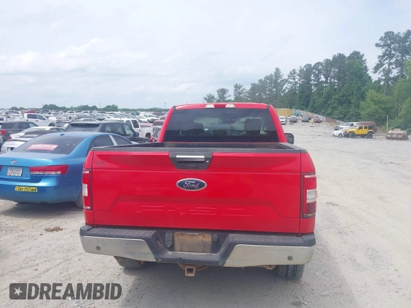 2018 Ford F-150 XL with VIN 1FTFX1E59JFB49943, listed as a IAAI auction lot 42291932 with 164,178 mi miles and . Bid and sale history available at DreamBid. Image 16.
