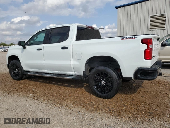 2022 Chevrolet Silverado 1500 LT Trail Boss with VIN 3GCUDFELXNG514100, listed as a Copart auction lot 77884984 with 43,881 mi miles and Salvage Title. Bid and sale history available at DreamBid. Image 2.
