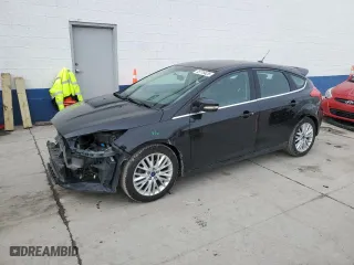 2015 Ford Focus Titanium with VIN 1FADP3N28FL234988, listed as a Copart auction lot 45776425 with 72,307 mi miles and Salvage Title. Bid and sale history available at carsss.com. Image 1.