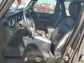 2018 Jeep Wrangler Unlimited Rubicon with VIN 1C4HJXFN6JW203324, listed as a Copart auction lot 47960635 with 80,383 mi miles and Salvage title. Bid and sale history available at DreamBid. Image 7.