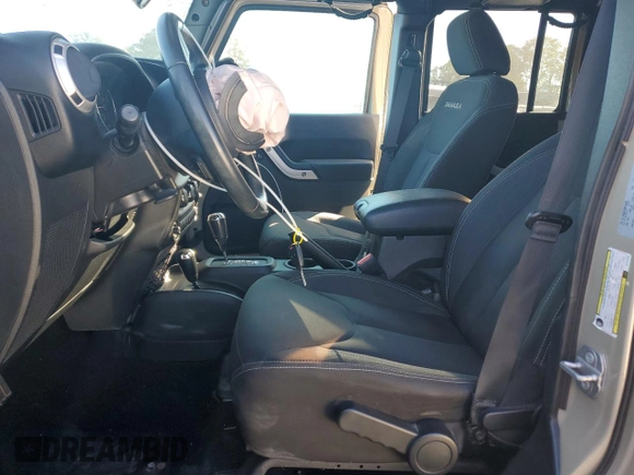 2017 Jeep Wrangler Unlimited Sahara with VIN 1C4BJWEG3HL755409, listed as a Copart auction lot 76268524 with 0 mi miles and Salvage Title. Bid and sale history available at carsss.com. Image 7.