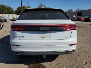 2021 Audi Q8 Premium Plus with VIN WA1BVAF16MD034467, listed as a Copart auction lot 76974524 with 38,272 mi miles and Salvage Title. Bid and sale history available at carsss.com. Image 6.