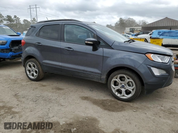 2021 Ford EcoSport SE with VIN MAJ3S2GEXMC439690, listed as a Copart auction lot 47822895 with 8,869 mi miles and Salvage Title. Bid and sale history available at carsss.com. Image 4.