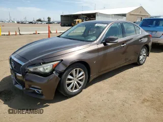 2015 Infiniti Q50 Premium с VIN JN1BV7AR7FM421900, выставлен на аукционе Copart как лот 58426305 с пробегом 125 467 миль миль и Списание • Salvage title. История ставок и продаж доступна на DreamBid. Изображение 1.