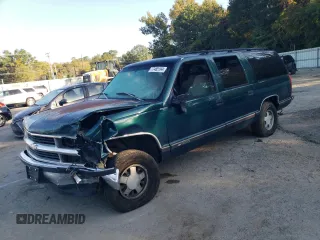 1997 Chevrolet Suburban with VIN 3GNEC16R6VG167319, listed as a Copart auction lot 77485194 with 188,479 mi miles and Salvage Title. Bid and sale history available at carsss.com. Image 1.
