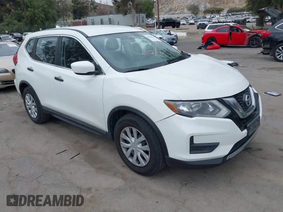 2017 Nissan Rogue SV with VIN KNMAT2MT4HP533578, listed as a IAAI auction lot 42050436 with 161,875 mi miles. Bid and sale history available at carsss.com. Image 1.