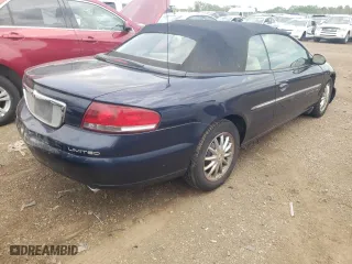 2001 Chrysler Sebring Limited with VIN 1C3EL65U71N600793, listed as a Copart auction lot 55685344 with 0 mi miles and Clean Title. Bid and sale history available at carsss.com. Image 3.