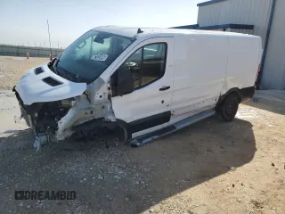 2023 Ford Transit Cargo with VIN 1FTBR1Y88PKB06810, listed as a Copart auction lot 49716375 with Not Provided miles and Salvage Title. Bid and sale history available at carsss.com. Image 1.