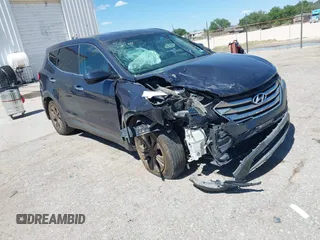2014 Hyundai Santa Fe with VIN 5XYZTDLB4EG190289, listed as a IAAI auction lot 42198182 with Not provided miles and . Bid and sale history available at DreamBid. Image 1.