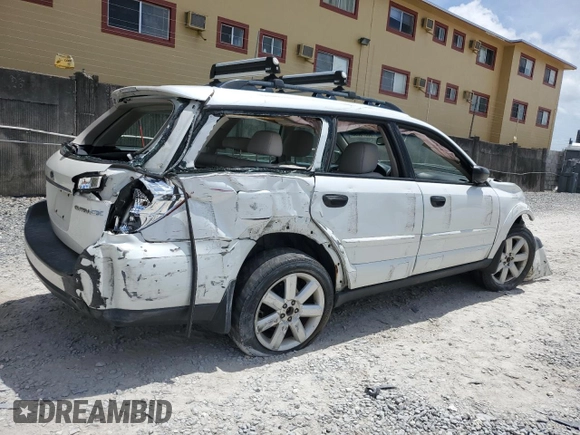 2008 Subaru Outback i with VIN 4S4BP61C987306435, listed as a Copart auction lot 60576095 with 166,538 mi miles and Salvage title. Bid and sale history available at DreamBid. Image 3.