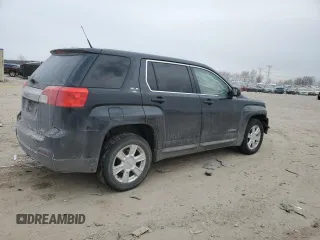 2012 GMC Terrain SLE-1 with VIN 2GKALMEK9C6206219, listed as a Copart auction lot 46154085 with 123,821 mi miles and Salvage Title. Bid and sale history available at carsss.com. Image 3.