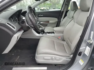 2017 Acura TLX with VIN 19UUB1F38HA008423, listed as a Copart auction lot 52849515 with 136,263 mi miles and Salvage title. Bid and sale history available at DreamBid. Image 7.