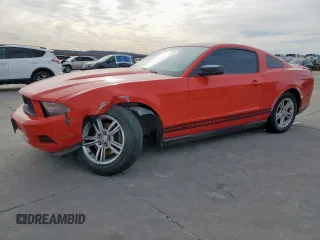 2012 Ford Mustang V6 Premium with VIN 1ZVBP8AMXC5272533, listed as a Copart auction lot 47862645 with 188,933 mi miles and Salvage Title. Bid and sale history available at carsss.com. Image 1.