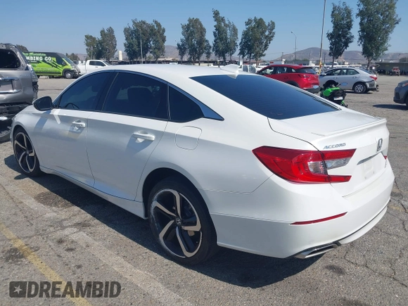 2020 Honda Accord Sport with VIN 1HGCV2F3XLA015729, listed as a IAAI auction lot 42606587 with 36,030 mi miles and . Bid and sale history available at DreamBid. Image 3.