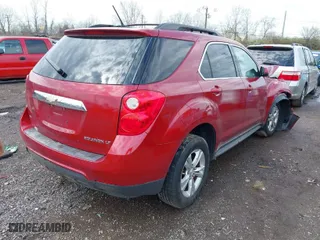 2013 Chevrolet Equinox LT with VIN 1GNFLEEK8DZ134093, listed as a IAAI auction lot 41910971 with 159,712 mi miles. Bid and sale history available at carsss.com. Image 4.