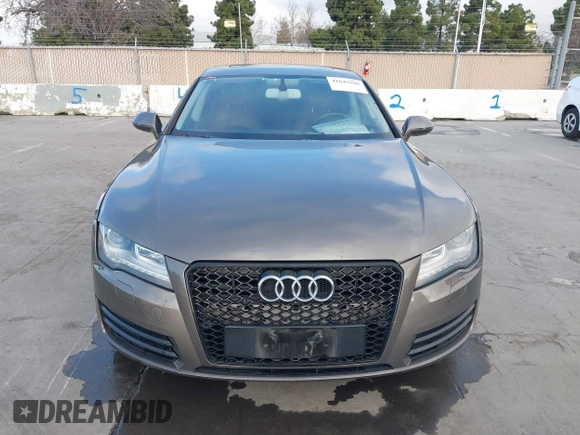 2012 Audi A7 Premium Plus with VIN WAUYGAFC3CN130168, listed as a IAAI auction lot 41647698 with 118,295 mi miles and . Bid and sale history available at DreamBid. Image 12.