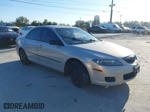 2007 Mazda 6 i Sport VE with VIN 1YVHP80C375M19832, listed as a IAAI auction lot 41309583 with 236,940 mi miles and . Bid and sale history available at carsss.com. Image 1.