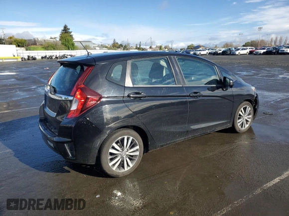 2015 Honda Fit EX-L with VIN 3HGGK5H89FM763612, listed as a Copart auction lot 48944715 with 116,967 mi miles and Salvage Title. Bid and sale history available at carsss.com. Image 3.