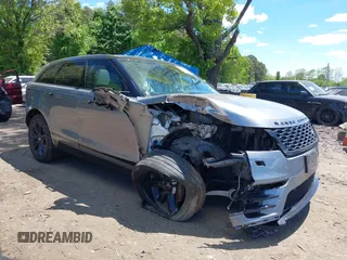 2022 Land Rover Range Rover Velar R-Dynamic S with VIN SALYT2EX1NA346676, listed as a IAAI auction lot 42298408 with 20,822 mi miles and . Bid and sale history available at DreamBid. Image 1.