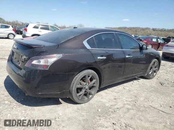 2013 Nissan Maxima SV z VIN 1N4AA5AP1DC818762, wystawiony jako Copart lot #51616615 z przebiegiem 131 586 mil mil oraz Szkoda całkowita • Salvage title. Historia ofert i sprzedaży dostępna na DreamBid. Obrazek 3.