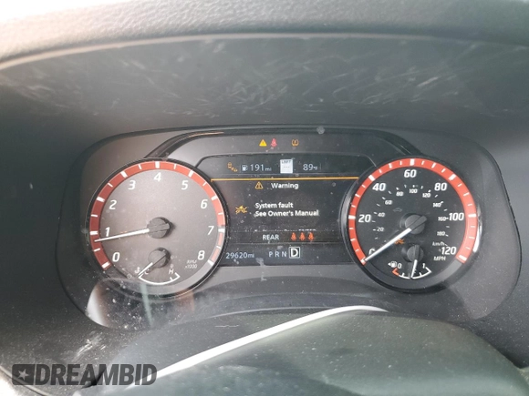 2024 Nissan Frontier SV z VIN 1N6ED1EJ9RN612373, wystawiony jako Copart lot #56167395 z przebiegiem 29 620 mil mil oraz Szkoda całkowita • Salvage title. Historia ofert i sprzedaży dostępna na DreamBid. Obrazek 9.