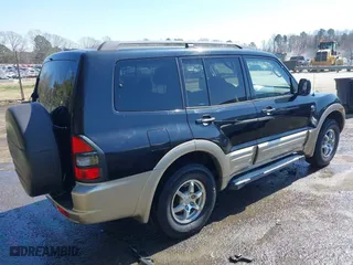 2002 Mitsubishi Montero XLS with VIN JA4MW31R52J070132, listed as a IAAI auction lot 41782522 with 92,575 mi miles. Bid and sale history available at carsss.com. Image 4.