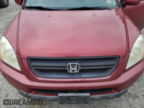 2003 Honda Pilot EX with VIN 2HKYF18493H558077, listed as a Copart auction lot 55029365 with 244,905 mi miles and Clean Title. Bid and sale history available at carsss.com. Image 12.