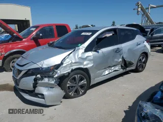 2022 Nissan LEAF SV Plus with VIN 1N4BZ1CV8NC551509, listed as a Copart auction lot 70308764 with 39,679 mi miles and Salvage Title. Bid and sale history available at DreamBid. Image 1.