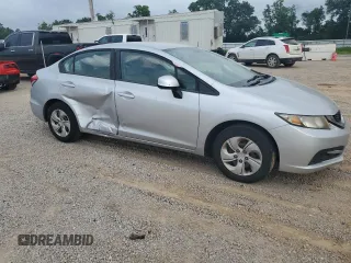 2013 Honda Civic LX z VIN 19XFB2F53DE086680, wystawiony jako Copart lot #58041925 z przebiegiem 112 338 mil mil oraz Szkoda całkowita • Salvage title. Historia ofert i sprzedaży dostępna na DreamBid. Obrazek 4.