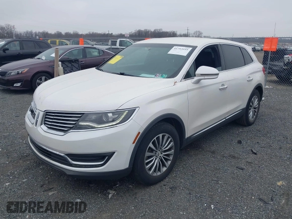 2016 Lincoln MKX Select with VIN 2LMTJ6KRXGBL66906, listed as a IAAI auction lot 41793955 with 159,046 mi miles. Bid and sale history available at carsss.com. Image 17.