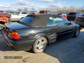 2001 BMW 3 Series 330Ci with VIN WBABS53491JU84547, listed as a Copart auction lot 87298284 with 82,210 mi miles and Salvage Title. Bid and sale history available at carsss.com. Image 3.
