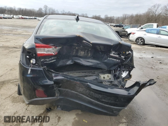 2019 Subaru Impreza Premium with VIN 4S3GKAD69K3605360, listed as a Copart auction lot 86604804 with 123,075 mi miles and Salvage title. Bid and sale history available at DreamBid. Image 6.