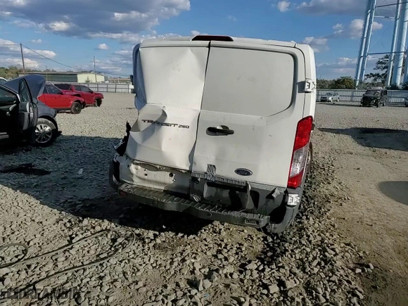 2017 Ford Transit Van with VIN 1FTYR1YM5HKA70292, listed as a Copart auction lot 75214644 with 0 mi miles and Non Repairable. Bid and sale history available at carsss.com. Image 14.