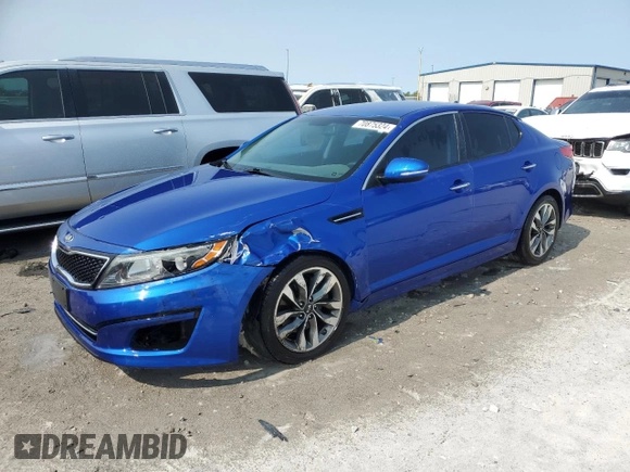 2015 Kia Optima SX with VIN 5XXGR4A73FG441832, listed as a Copart auction lot 70875324 with 111,695 mi miles and Salvage Title. Bid and sale history available at carsss.com. Image 1.