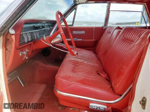 1964 Lincoln Continental z VIN 4Y82N417604, wystawiony jako Copart lot #58056575 z przebiegiem 37 412 mil mil oraz Szkoda całkowita • Salvage title. Historia ofert i sprzedaży dostępna na DreamBid. Obrazek 7.