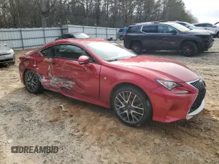 2016 Lexus RC 350 F Sport with VIN JTHHE5BC5G5014089, listed as a Copart auction lot 45663315 with 148,303 mi miles and Salvage Title. Bid and sale history available at DreamBid. Image 4.
